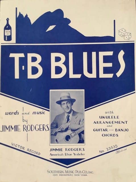 Art Deco Music Sheet TB Blues
