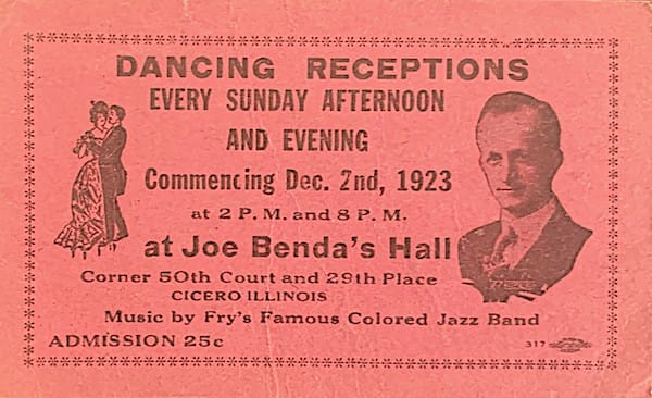 Fry's Colored Jazz Band 1923