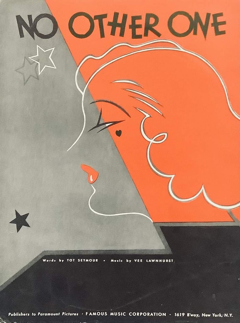 Art Deco Sheet Music-No Other One
