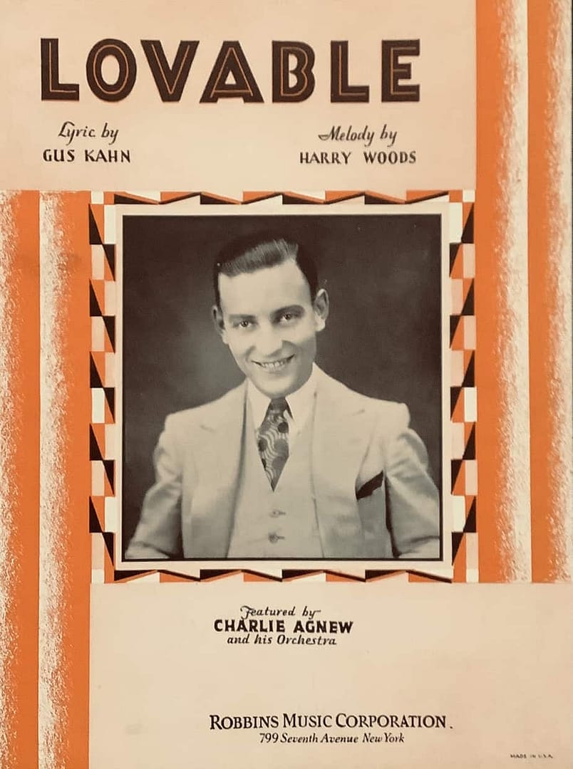 Art Deco Sheet Music-Lovable