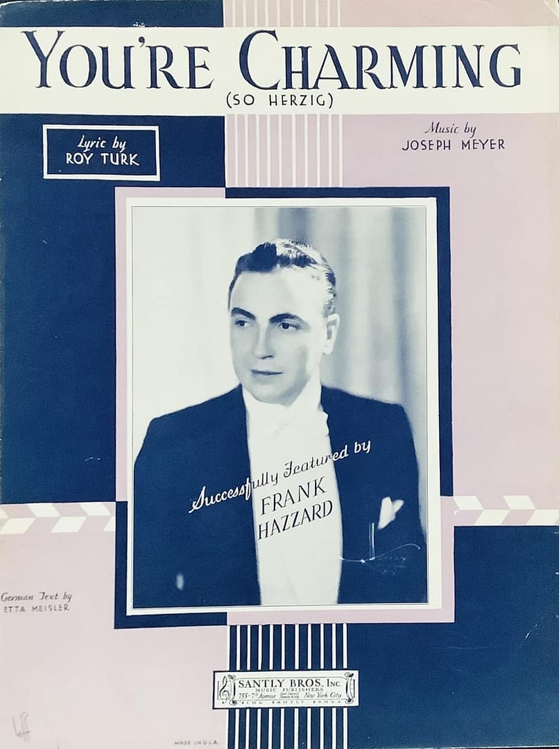 Art Deco Sheet Music-You're Charming