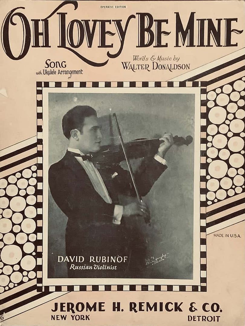 Art Deco Sheet Music-Oh Lovely Be Mine