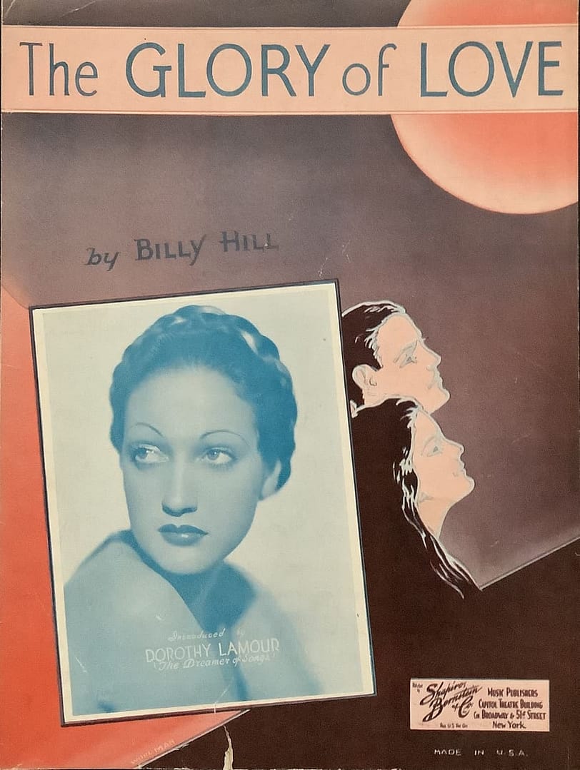 Art Deco Sheet Music-The Glory of Love