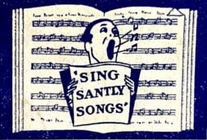 Sing Santly Songs Blue