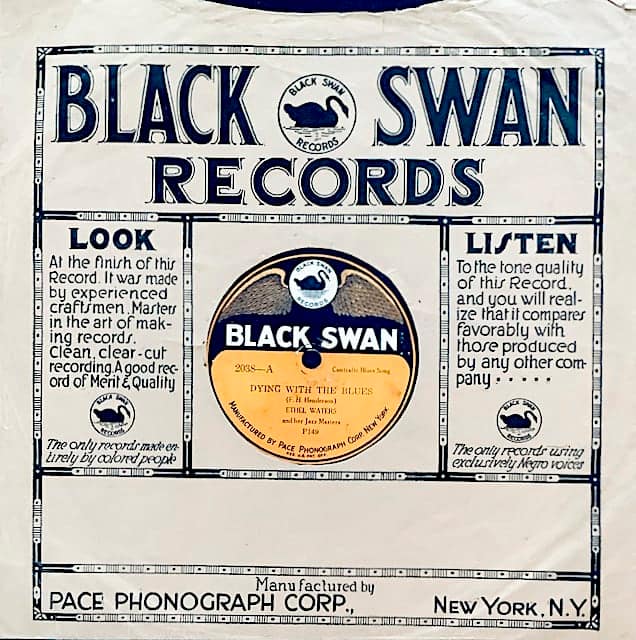 Black Swan Ethel Waters-Dying With the Blues