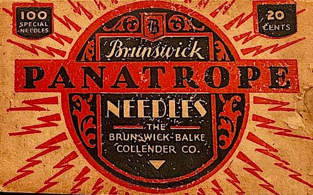Brunswick Panatrope Needle Packet