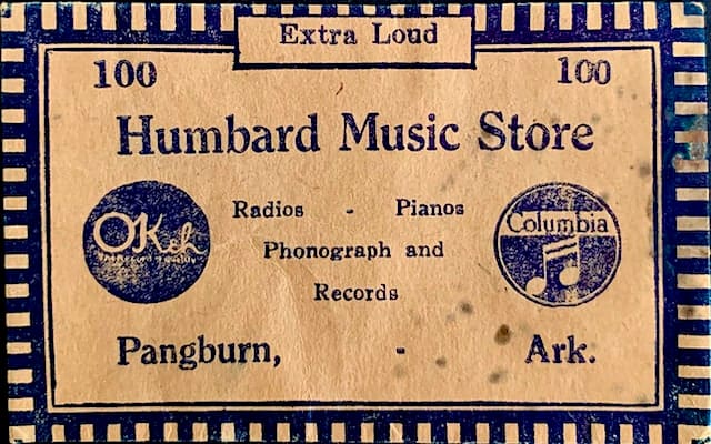 Humbard Music Store Needle Packet
