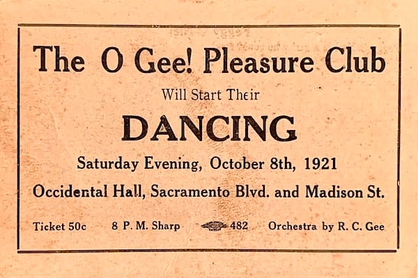 R.C. Gee Orchestra 1921