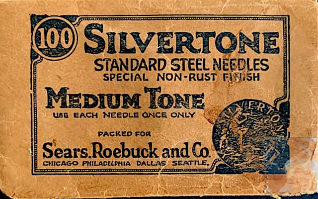 Silvertone Medium Tone Needle Packet