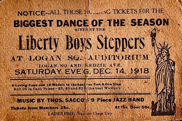 Sacco's 9-Piece Jazz Band 1918