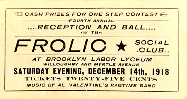 Al. Valentine's Ragtime Band 1918
