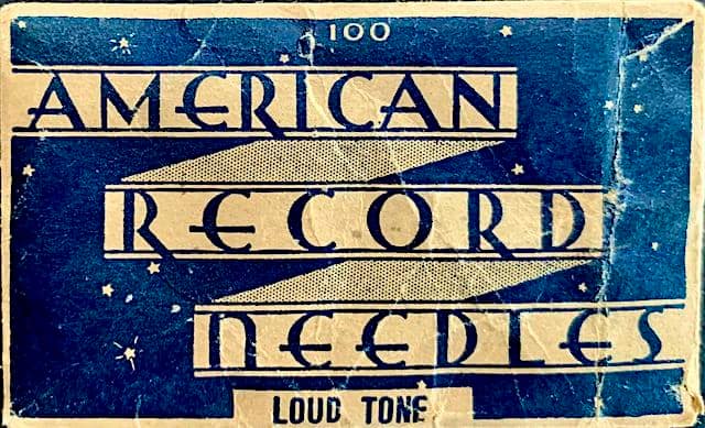 American Record Needles Blue